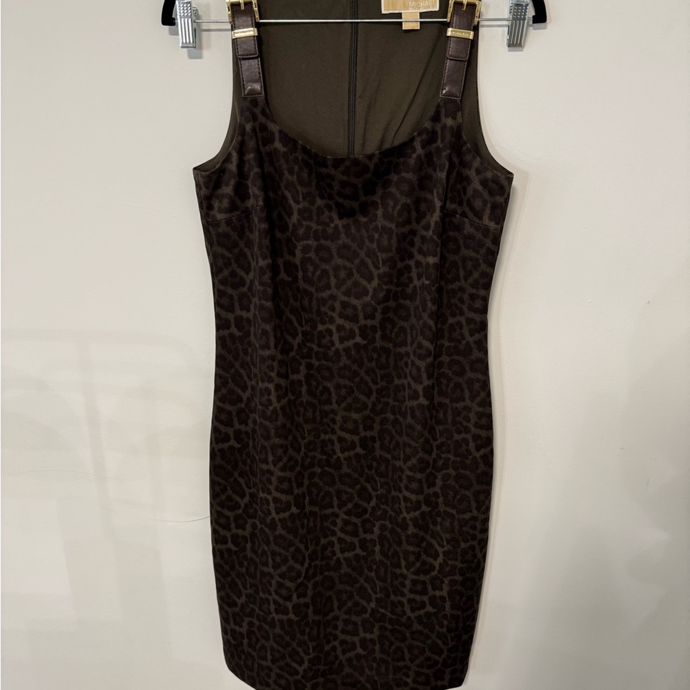 MICHAEL Michael Kors Leopard Print Dress